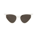 Balenciaga Cat Eye-Frame Injection Sunglasses — White