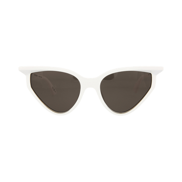 Balenciaga Cat Eye-Frame Injection Sunglasses — White