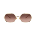 Chloé Round-Frame Metal Sunglasses — Gold – Copper CH0231S30015143 002