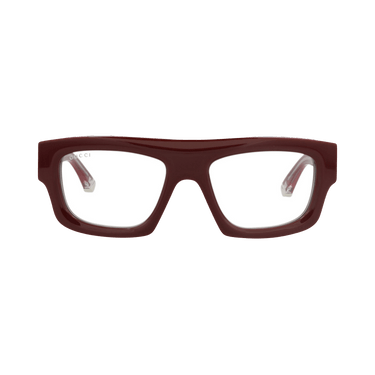 Gucci Square-Frame Recycled Acetate Sunglasses — Red – Burgundy Transparent GG1926S 30016669 004