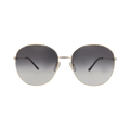 Gucci Round-Frame Metal Sunglasses — Gold – Grey GG1416SK 30014426 001
