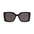 Gucci Square-Frame Injection Sunglasses — Black – Gold Grey GG1567SA 30014907 001