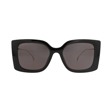 Gucci Square-Frame Injection Sunglasses — Black – Gold Grey GG1567SA 30014907 001