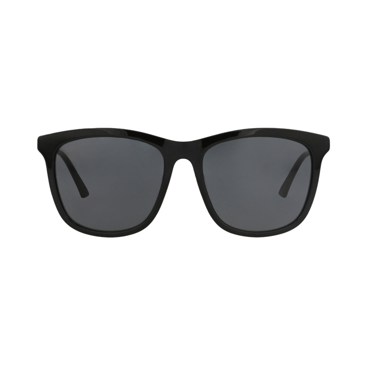 Gucci Square-Frame Acetate Sunglasses — Black – Gold Grey GG1037SK 30011828 001