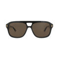 Gucci Aviator-Frame Recycled Acetate Sunglasses — Black – Brown GG1263S 30013835 002
