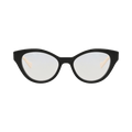 Gucci Cat Eye-Frame Acetate Sunglasses — Black – White Transparent GG0959S 30013101