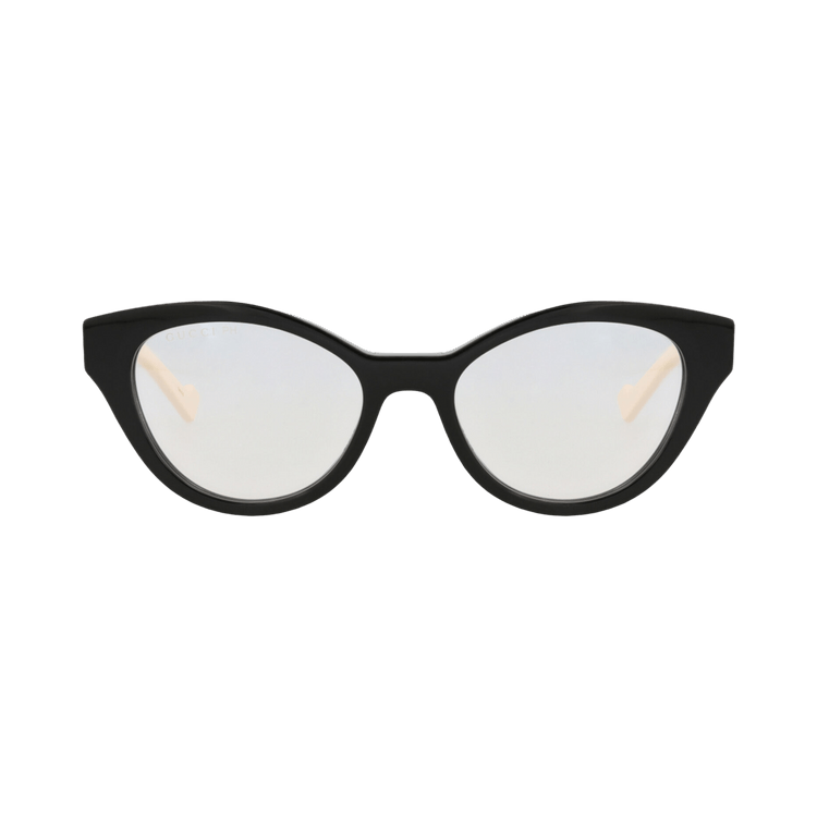 Gucci Cat Eye-Frame Acetate Sunglasses — Black – White Transparent GG0959S 30013101