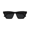 Saint Laurent Strong Cat Eye Shape Sunglasses — Black