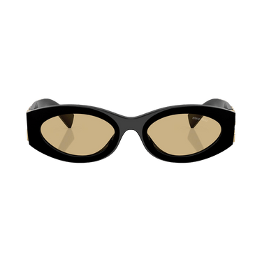 Miu Miu Glimpse Sunglasses — Black – Tan 16K10R