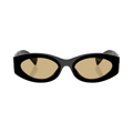 Miu Miu Glimpse Sunglasses — Black – Tan 16K10R