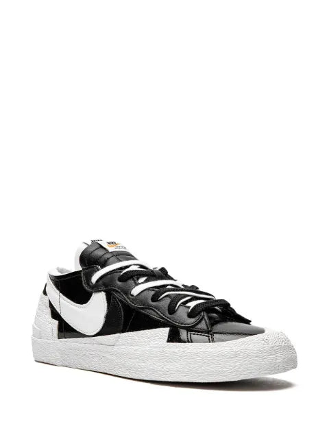 Nike x sacai Blazer Low "Black Patent Leather" sneakers