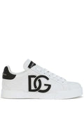 Dolce & Gabbana Portofino logo-tag leather sneakers – 86886