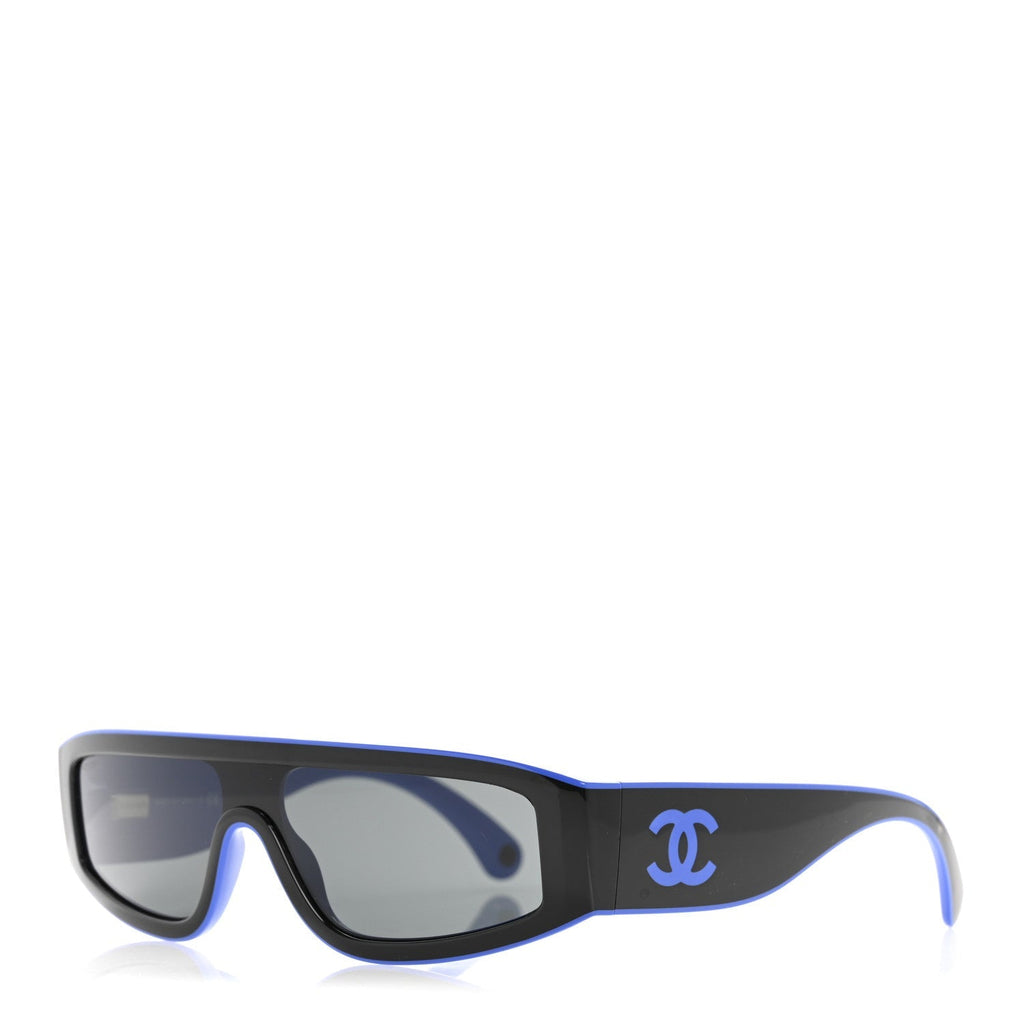 Chanel Cat-Eye Sunglasses — Black – 6057 Blue