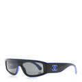 Chanel Cat-Eye Sunglasses — Black – 6057 Blue