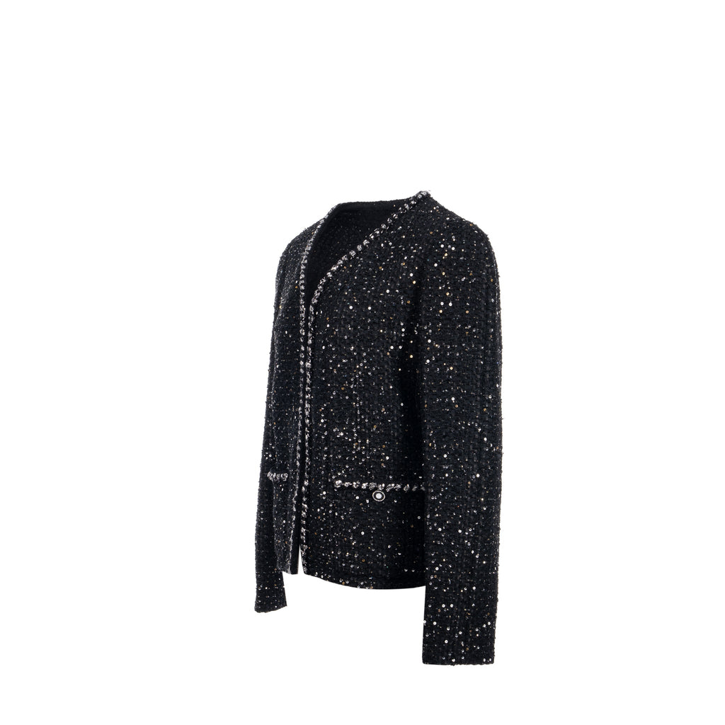 chanel-size-46-22p-jacket-cotton-metal-polyester-black-silver-copy