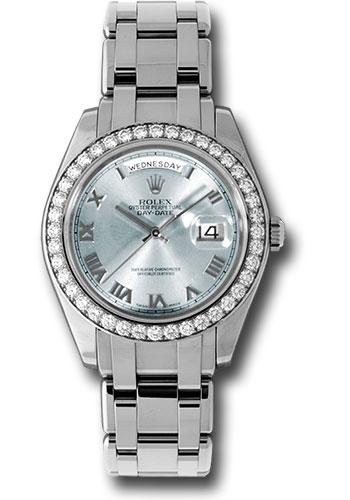 rolex-platinum-day-date-special-edition-39-watch-40-diamond-bezel-glacier-blue-roman-dial-18946-glar
