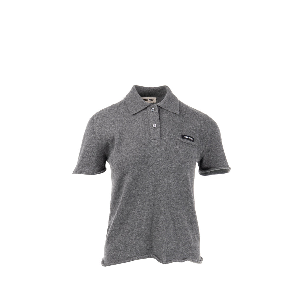 miu-miu-size-38-polo-shirt-cashmere-dark-grey