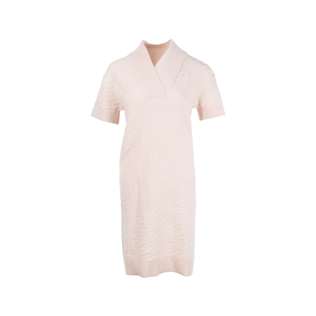 hermes-size-36-short-sleeve-mini-dress-virgin-wool-rose-petale