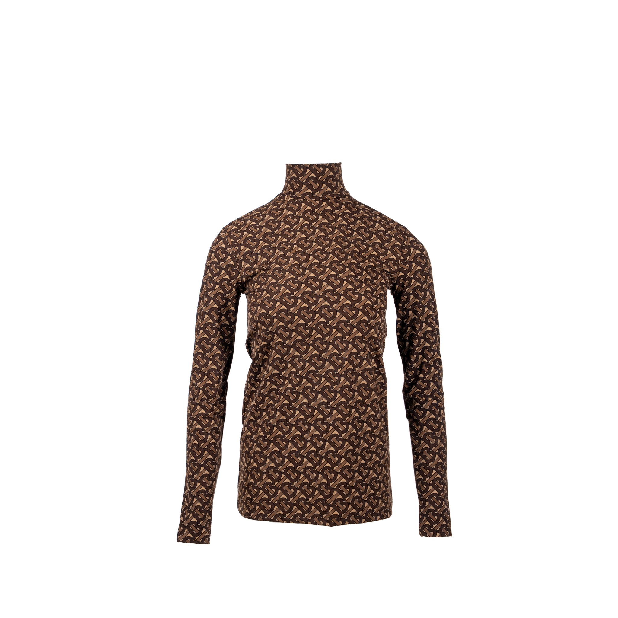 burberry-size-small-trancura-tb-monogram-top-brown