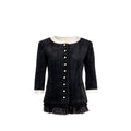 chanel-size-36-20a-runway-matiers-d-art-feather-trim-jacket-black