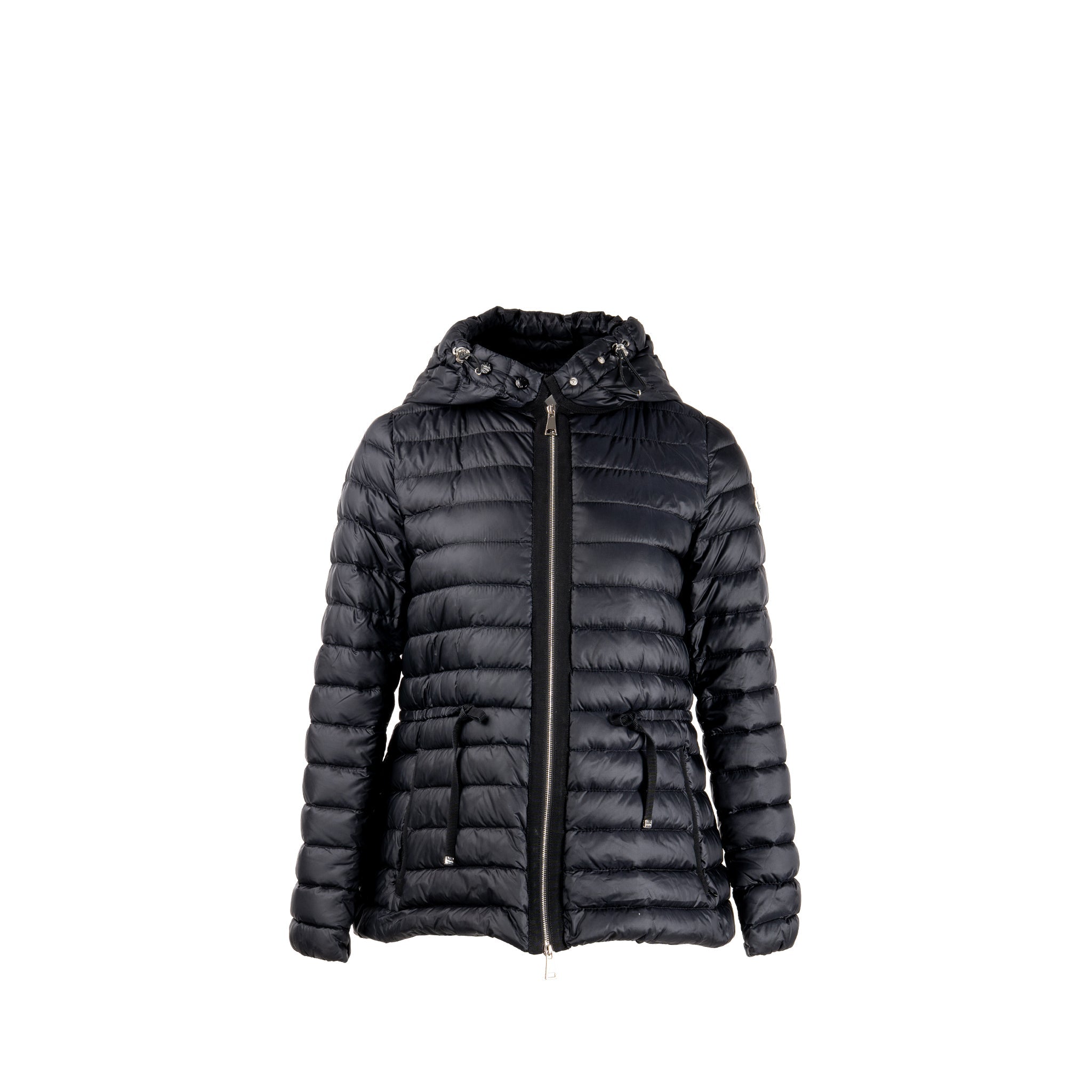moncler-size-2-raie-packable-hooded-short-down-jacket-black