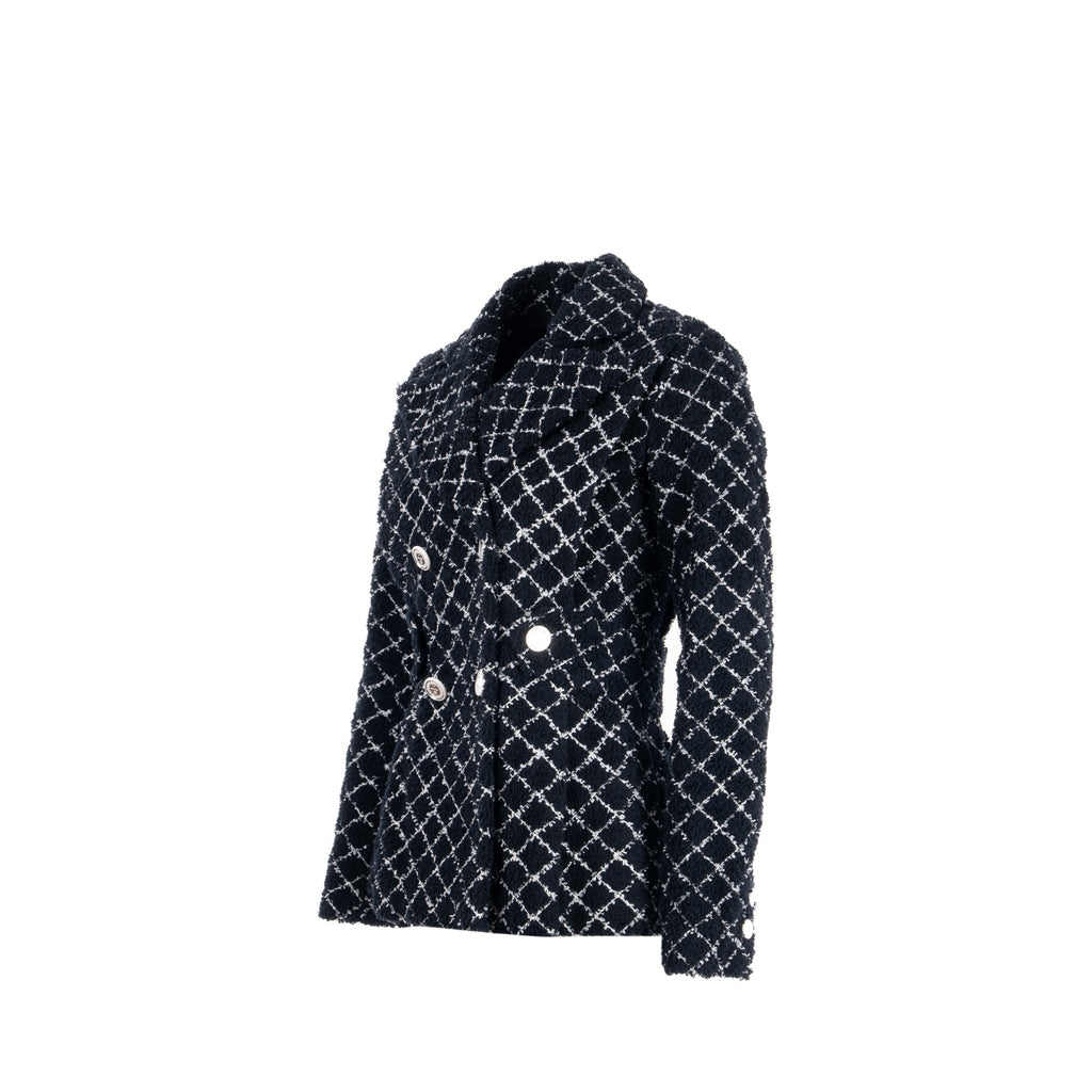chanel-19c-size-34-jacket-cotton-knit-black-white