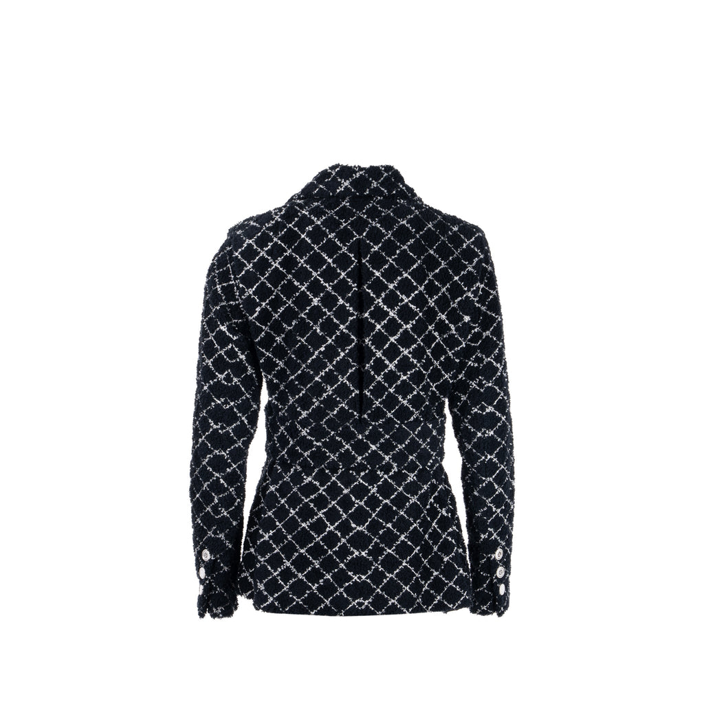 chanel-19c-size-34-jacket-cotton-knit-black-white