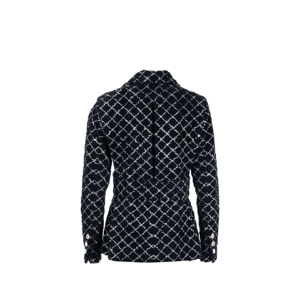 chanel-19c-size-34-jacket-cotton-knit-black-white