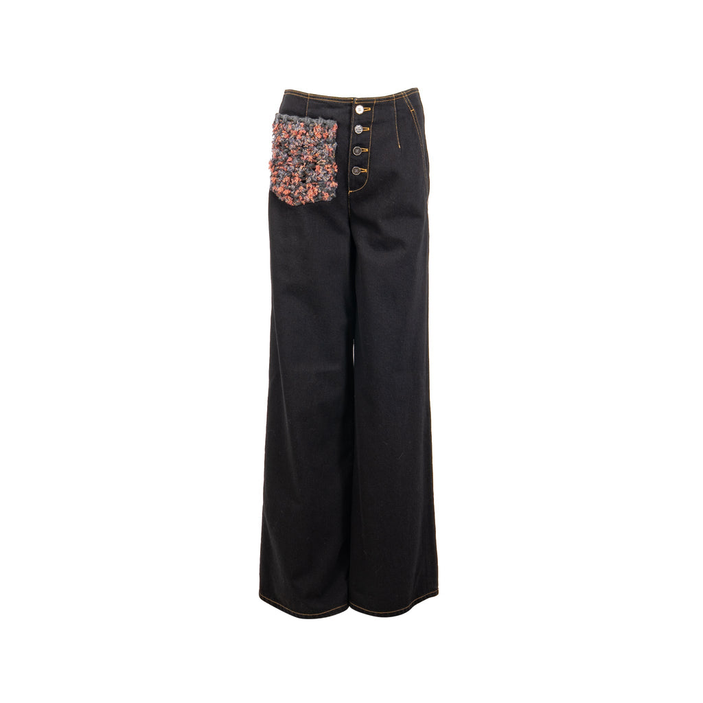 chanel-22a-size-38-wide-leg-denim-pants-black