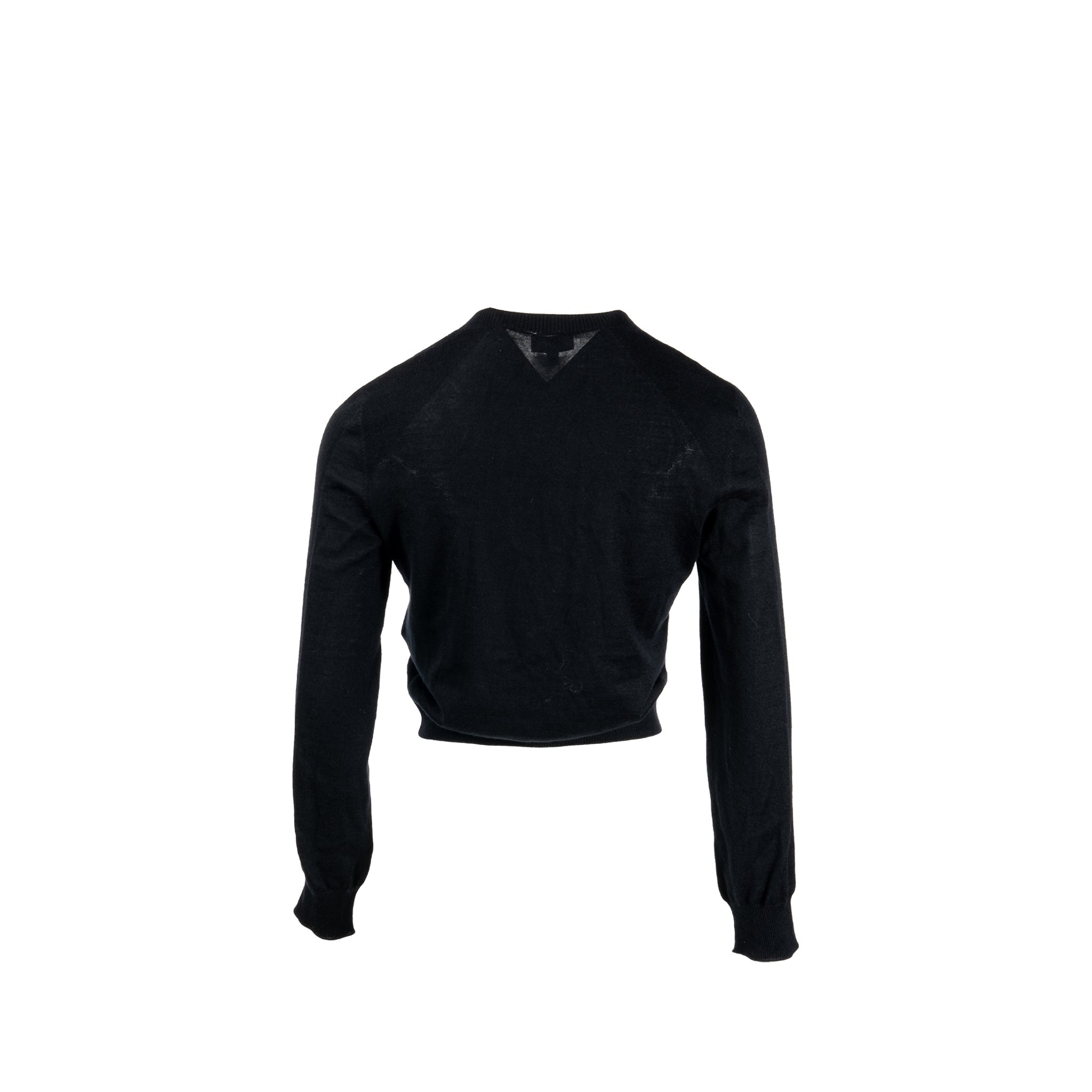 chanel-size-34-cardigan-silver-buttons-cashmere-black