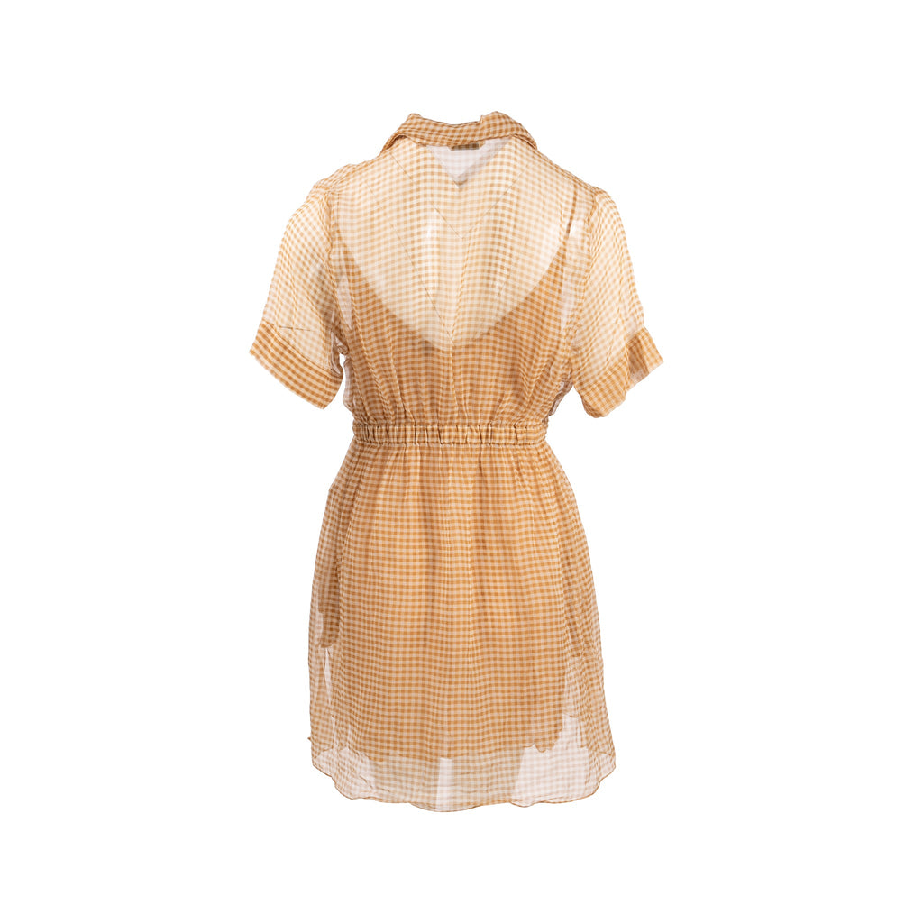 fendi-size-it42-checked-mini-dress-silk-beige