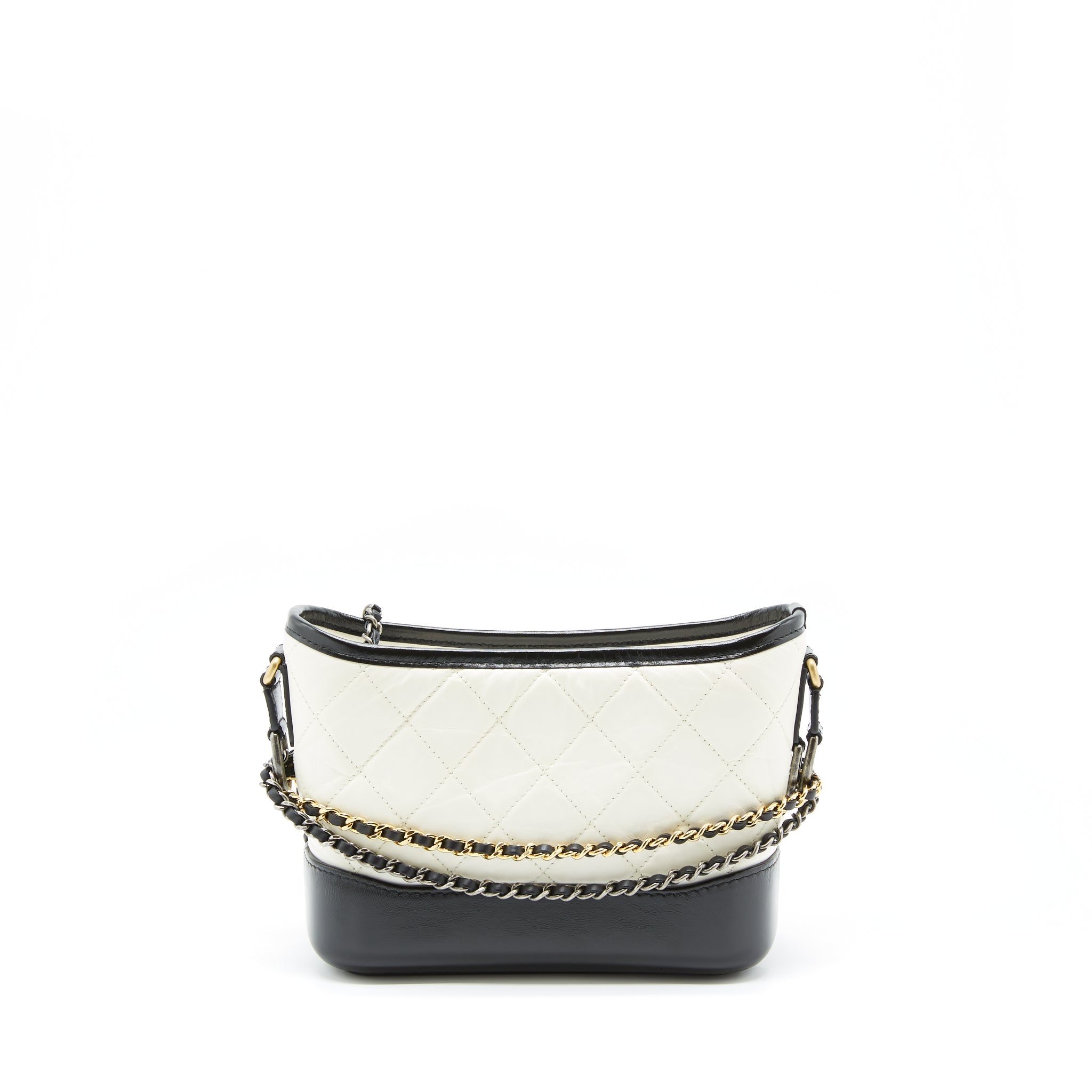 chanel-small-gabrielle-hobo-bag-calfskin-white-black-with-multicolour-hardware