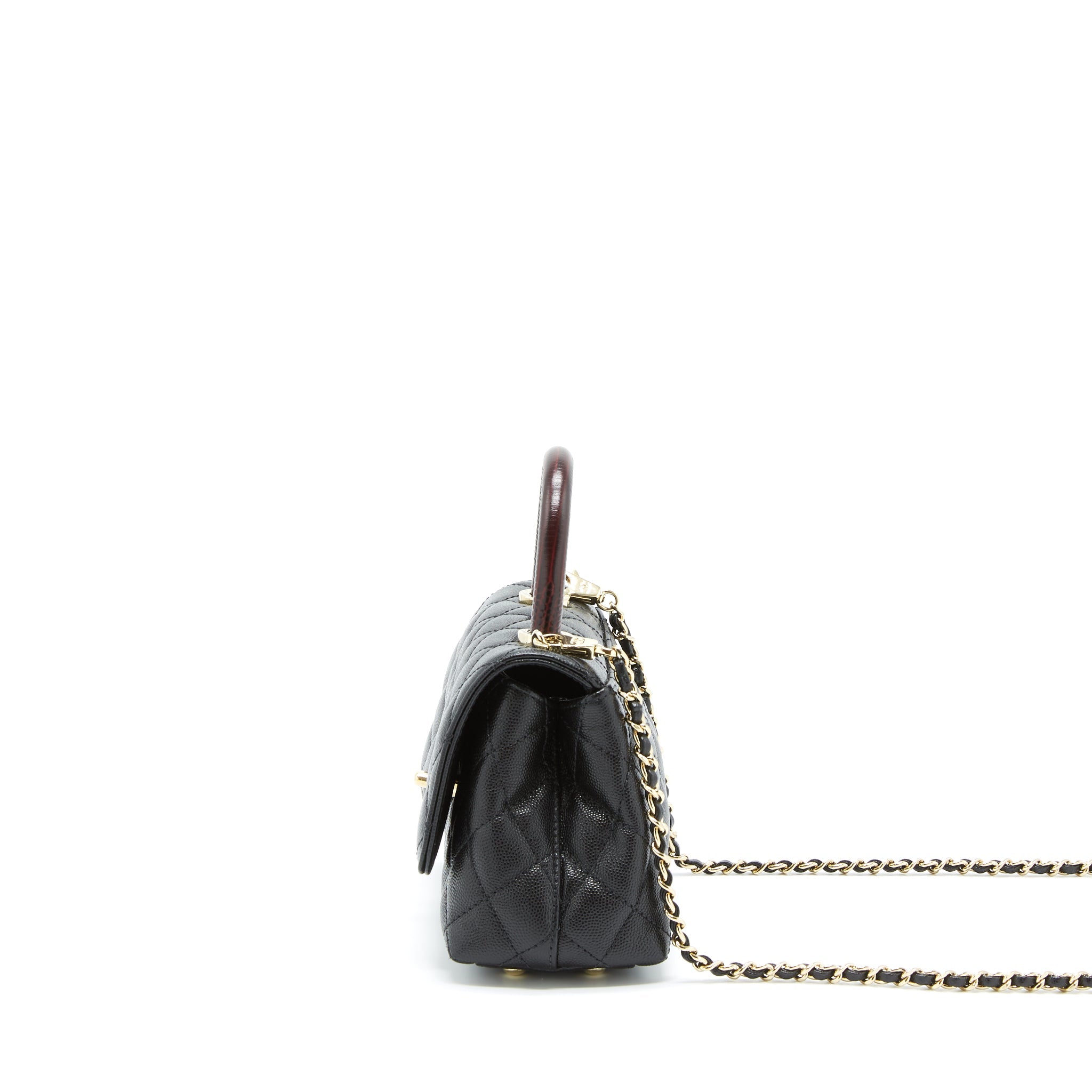 chanel-mini-coco-handle-flap-bag-caviar-black-with-burgundy-handle-lghw