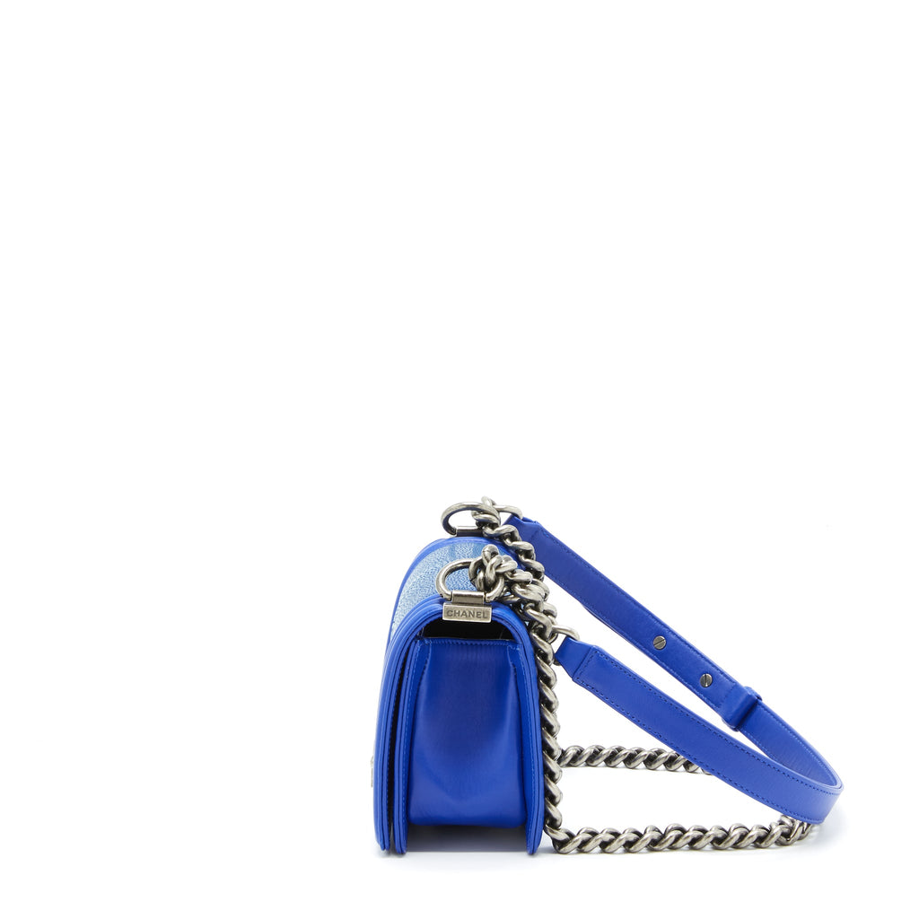 chanel-small-boy-crystal-galuchat-blue-ruthenium-hardware