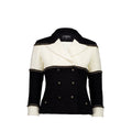 chanel-size-34-cc-buttons-tweed-jacket-black-white-gold-silver