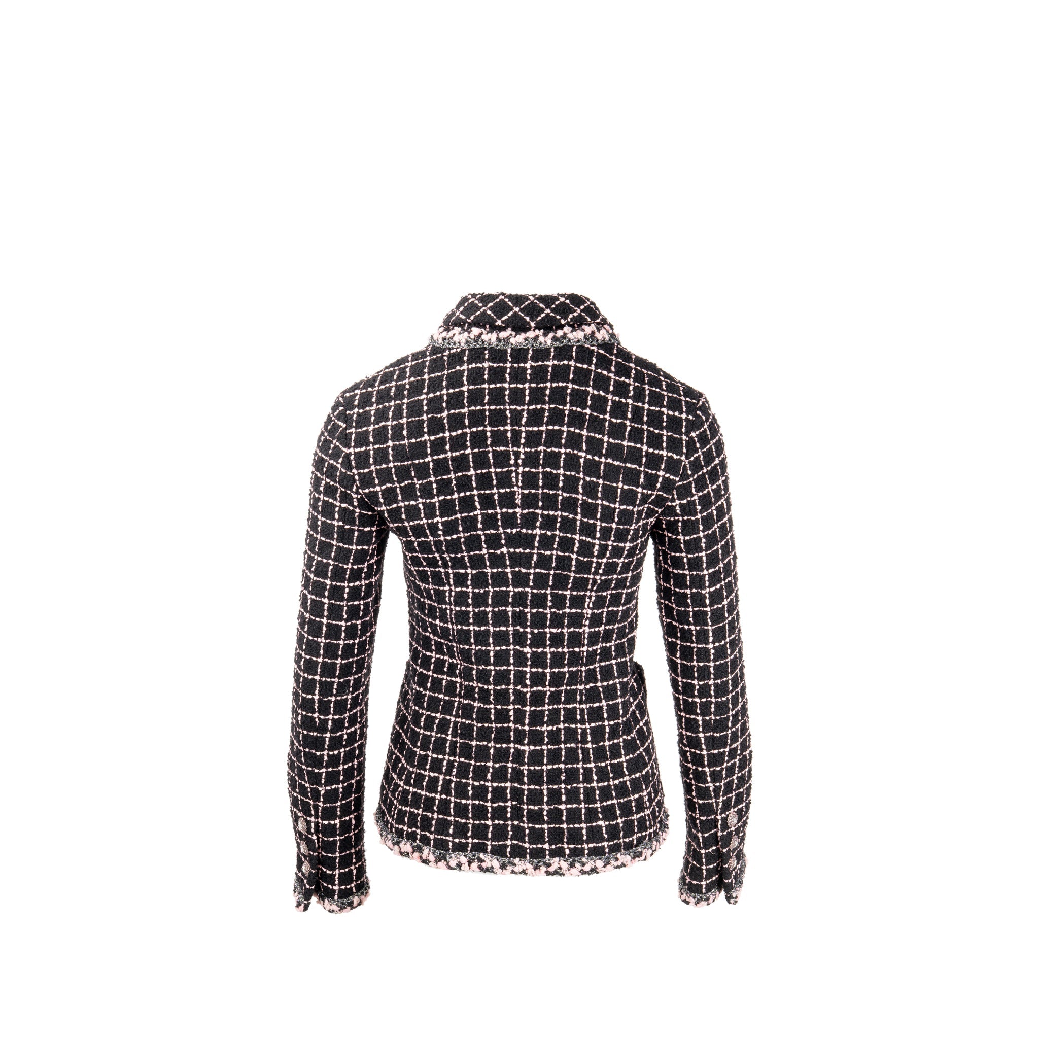 chanel-size-36-camellia-detailed-button-tweed-jacket-wool-polyamide-black-pink