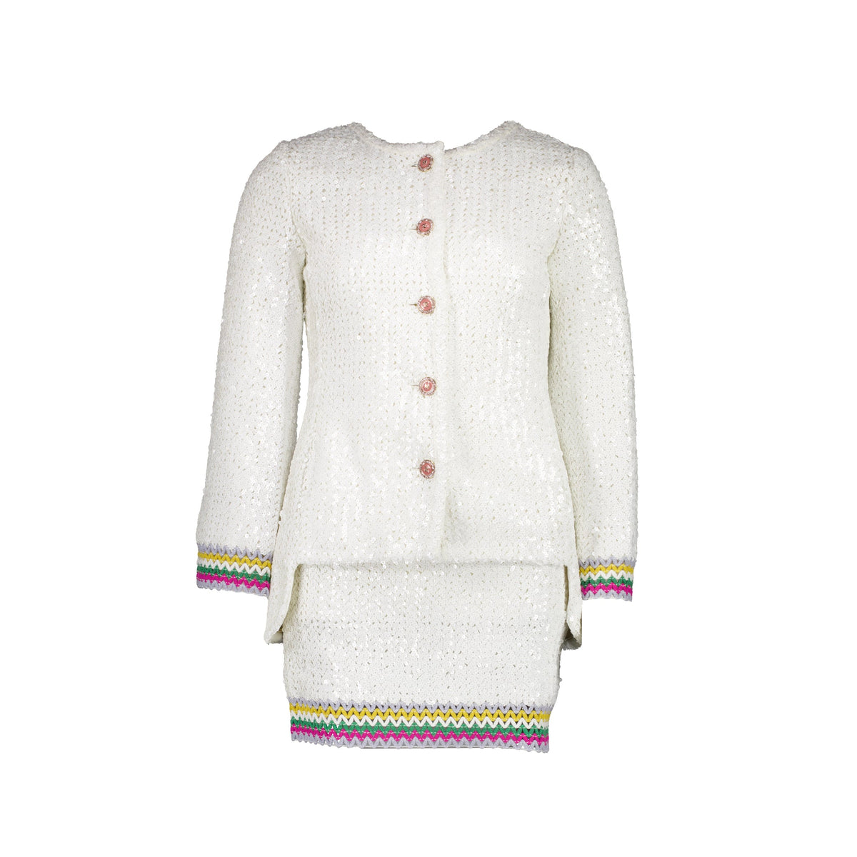 chanel-size-34-22s-sequins-jacket-and-skirt-suit-cotton-polyester-white-multicolour