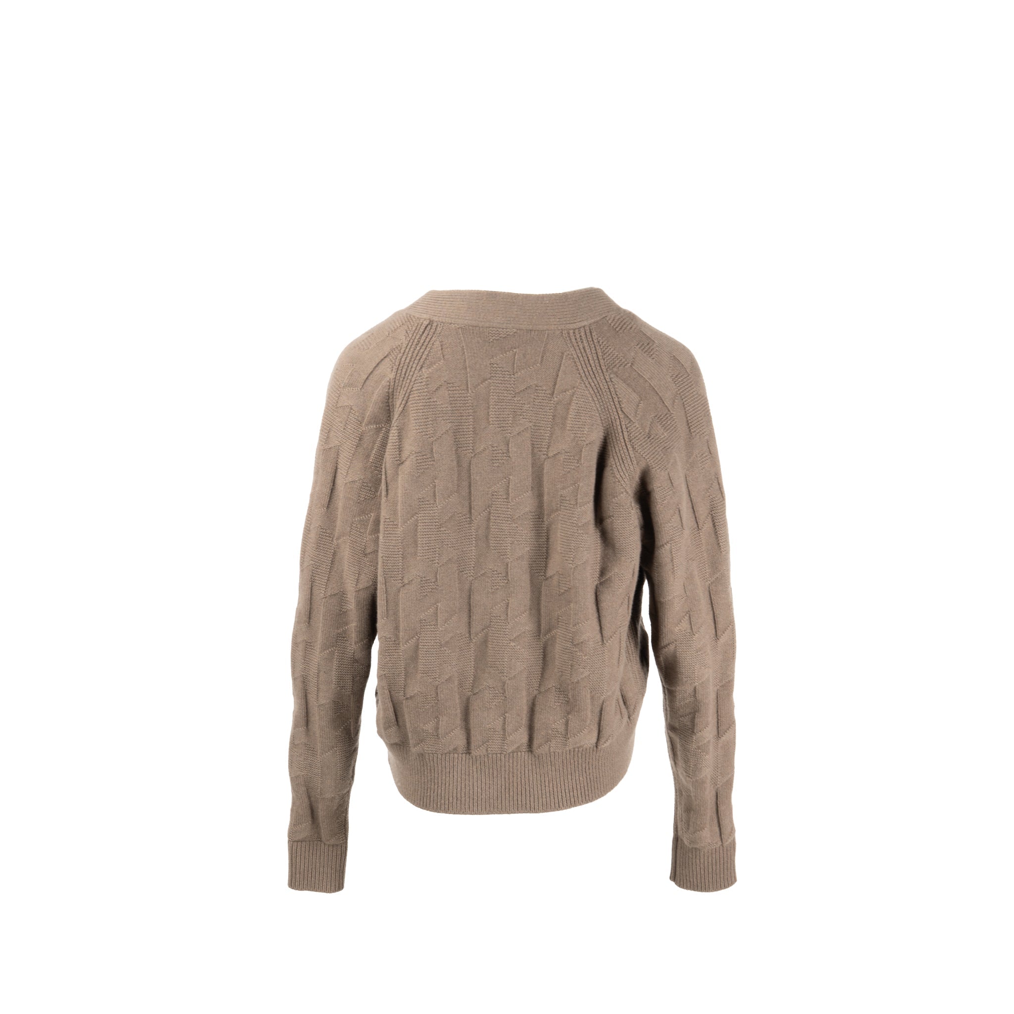 hermes-size-34-h-long-sleeve-cardigan-virgin-wool-gris-etoupe