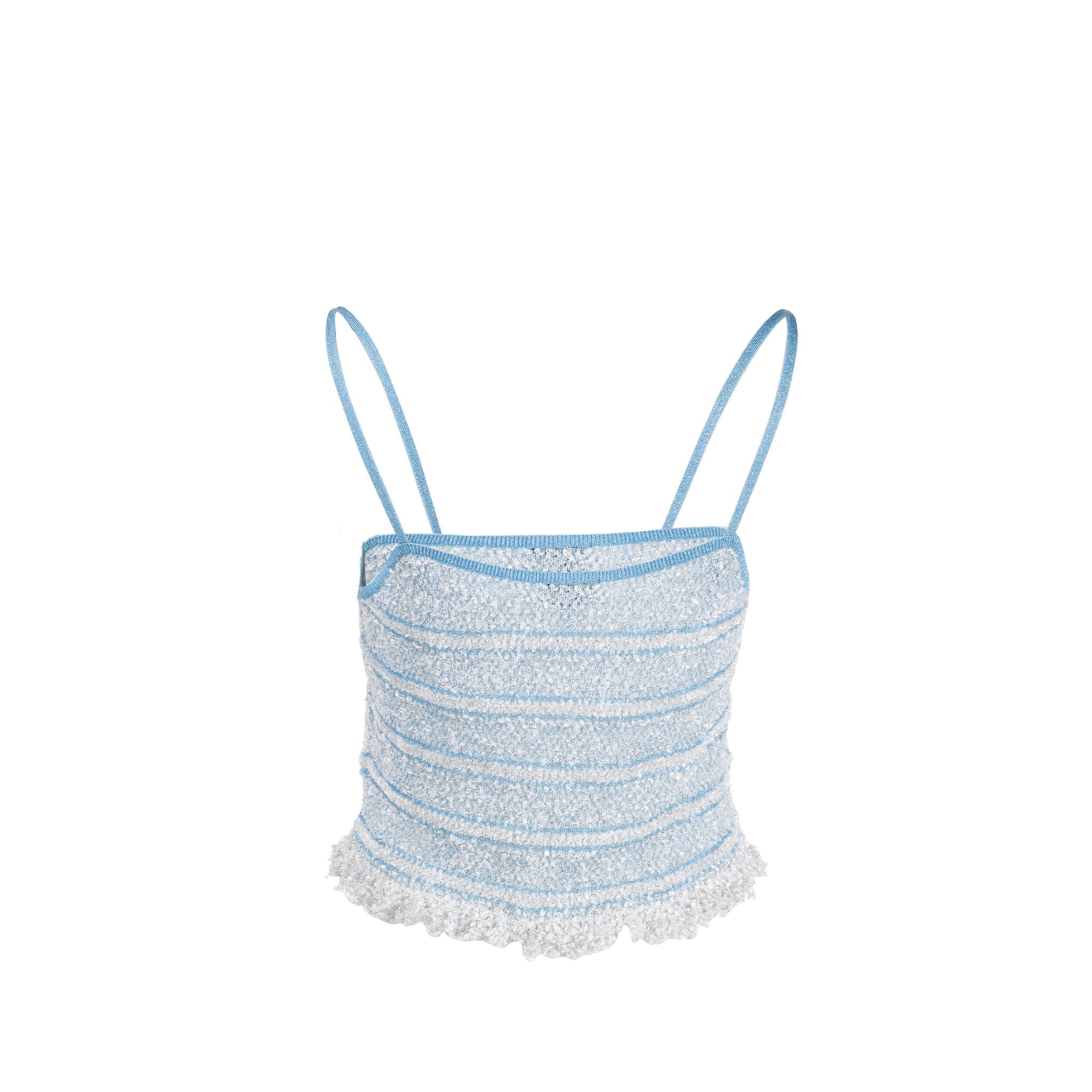 chanel-size-36-26c-knit-top-blue-silver