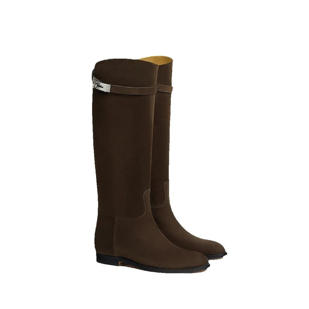 HERMÈS JUMPING SUPPLE BOOT BEIGE BROWN
