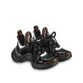 LOUIS VUITTON LV ARCHLIGHT GRADIENT SNEAKERS BLACK & BROWN MONOGRAM