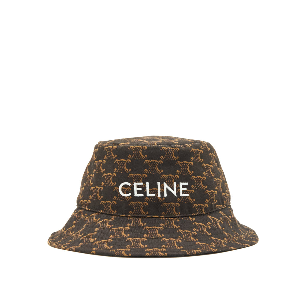 celine-size-57-buckethat-brown-multicolour