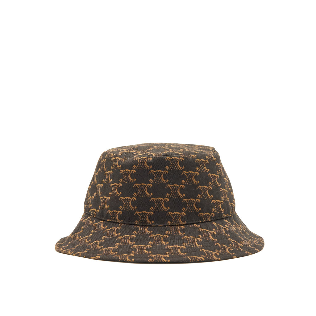 celine-size-57-buckethat-brown-multicolour