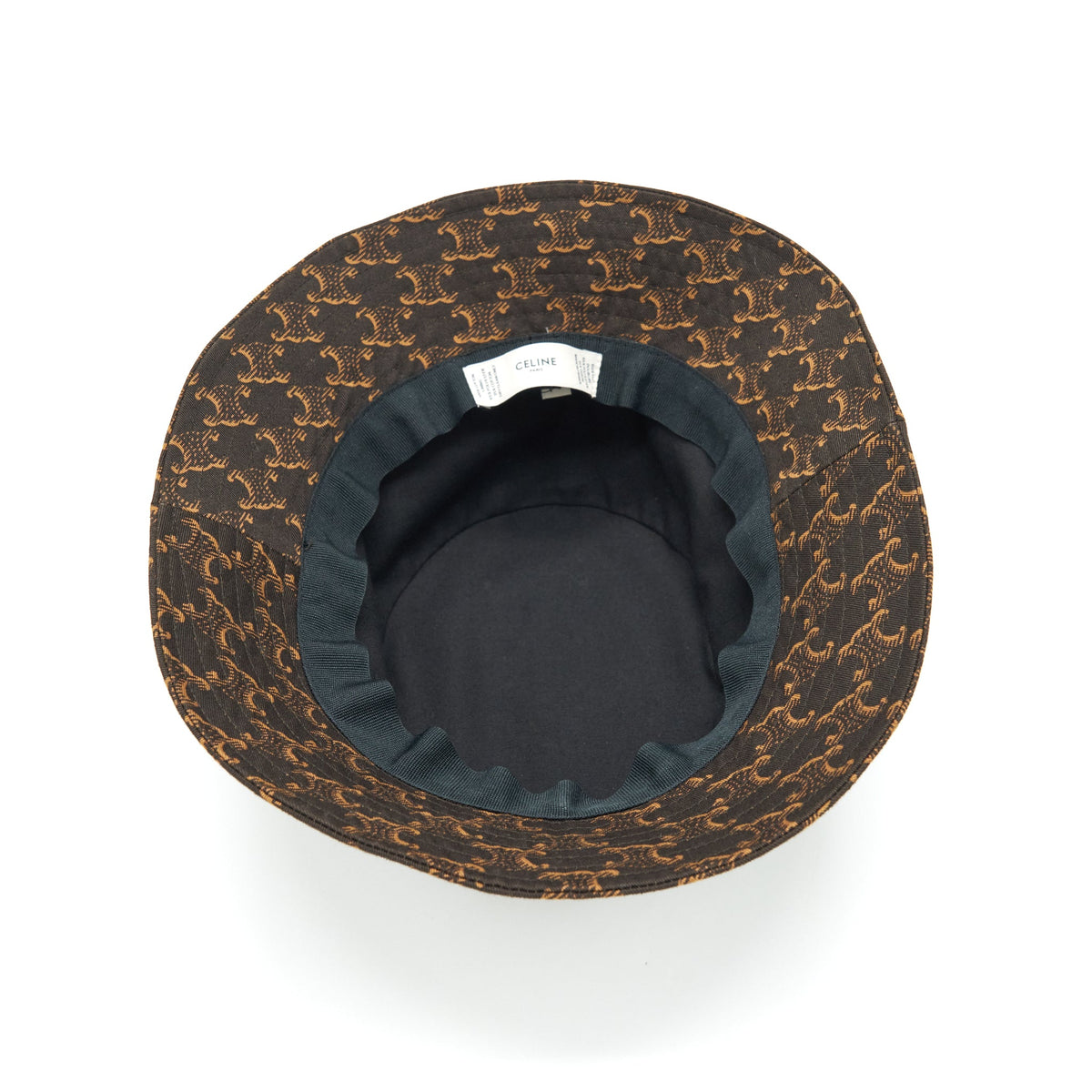 celine-size-57-buckethat-brown-multicolour