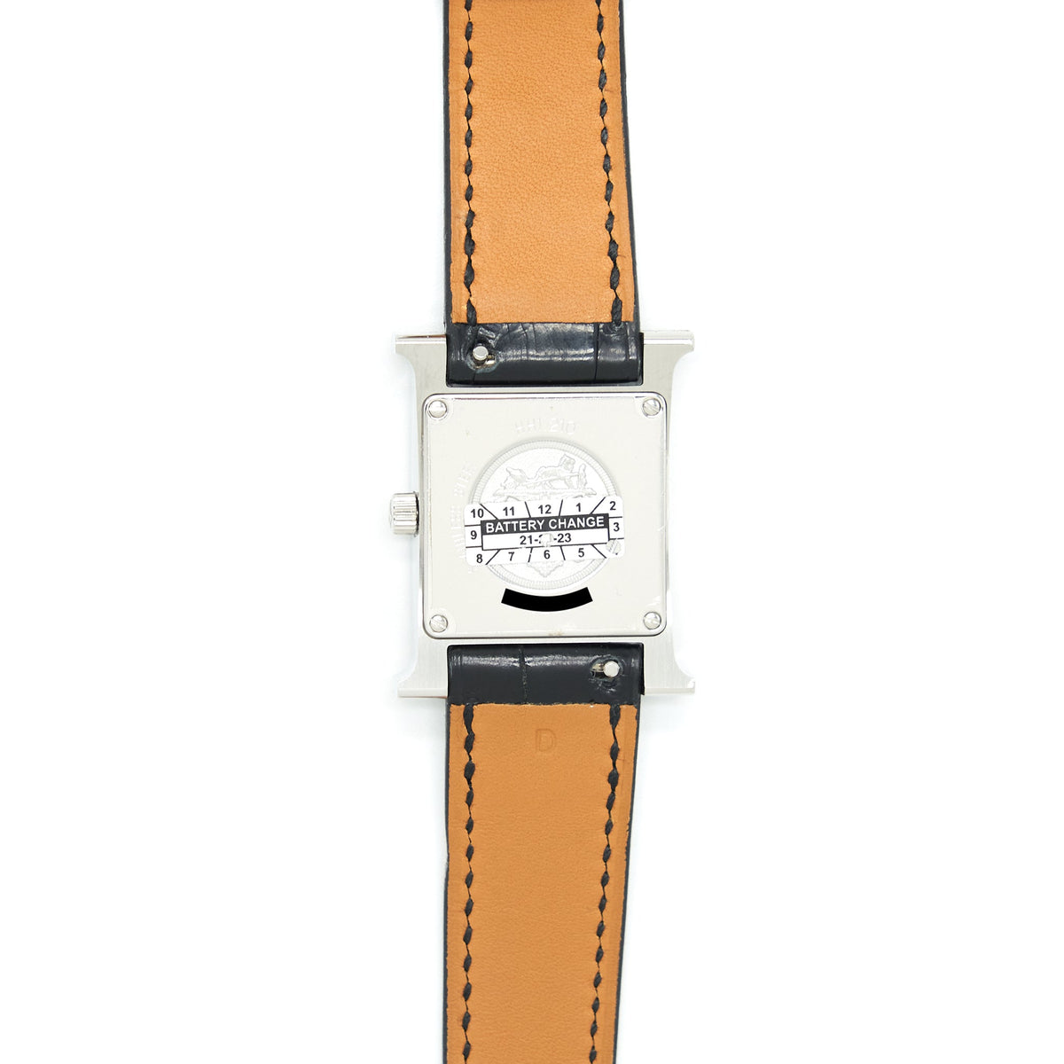 hermes-heure-pm-watch-alligator-strap-black-shw