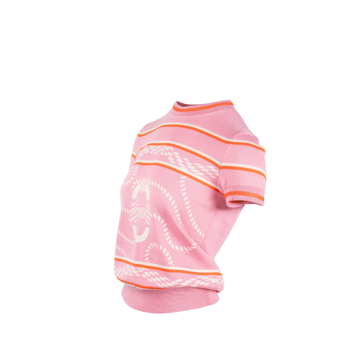 hermes-size-36-short-sleeve-sweater-cashmere-silk-pink