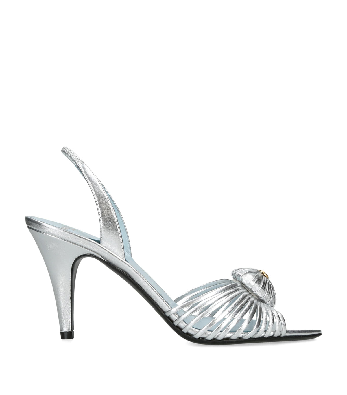 Valentino Garavani Metallic Leather Royal Slingback Heels 85 – 83248