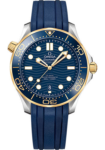 omega-seamaster-diver-300m-co-axial-master-chronometer-watch-42-mm-steel-and-yellow-gold-case-unidirectional-bezel-blue-ceramic-dial-blue-rubber-strap-210-22-42-20-03-001