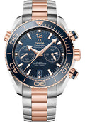 omega-planet-ocean-600-m-omega-co-axial-master-chronometer-chronograph-watch-45-5-mm-sedna-gold-and-steel-case-unidirectional-blue-ceramic-bezel-blue-ceramic-dial-215-20-46-51-03-001