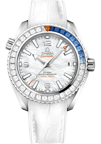 omega-planet-ocean-600m-co-axial-master-chronometer-limited-edition-of-88-watch-39-5-mm-white-gold-case-unidirectional-diamond-bezel-mother-of-pearl-dial-white-leather-strap-215-58-40-20-05-001